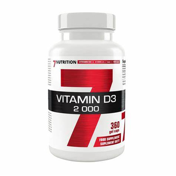 7Nutrition Vitamin D3 2000 - 360kaps.