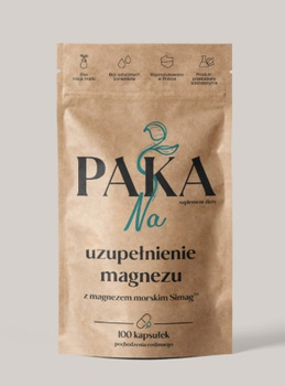 Paka Natury Na uzupełnienie magnezu (magnez morski) 100 kaps. 400mg