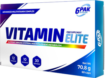6PAK Vitamin Elite - 60kaps.
