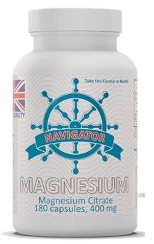 Navigator Magnesium 400mg - 180vcaps. Magnez 