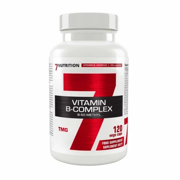 7Nutrition B-Complex B-50 TMG Methyl - 120vcaps. Witamina B TMG