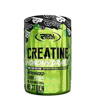 Real Pharm Creatine Monohydrate 500g - Cytrynowy Monohydrat Kreatyny