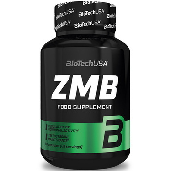 BioTech ZMB 60kaps. Magnez Cynk Wit.B6