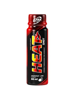 6PAK Heat Shot 80ml - Grapefruit-Lime