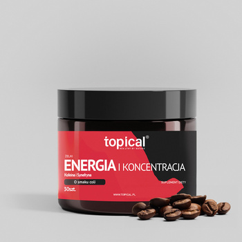 Topical Żelki ENERGIA i KONCENTRACJA z kofeiną i synefryną 30 szt.