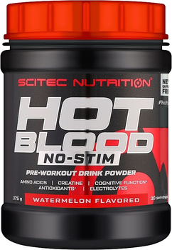 Scitec Hot Blood No-Stim 375g Watermelon Przedtreningówka 