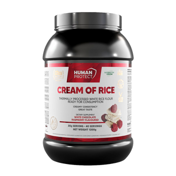 Human Protect Cream of Rice 1200g Biała czekolada-malina