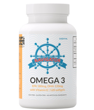 Navigator Omega 3 1000mg - 120softgels Kwasy Tłuszczowe EPA DHA