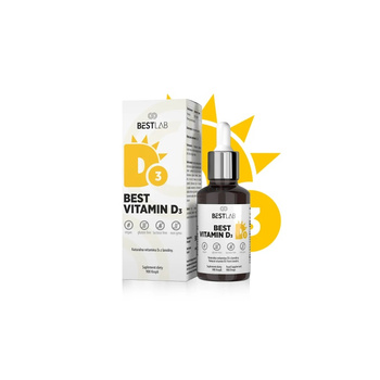Best Lab Vitamin D3 1000 - 30ml Twoje wsparcie dla zdrowych kości i odporności