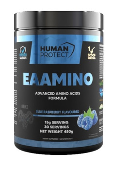 Human Protect EAAmino 450 g - Niebieska Malina Aminokwasy 