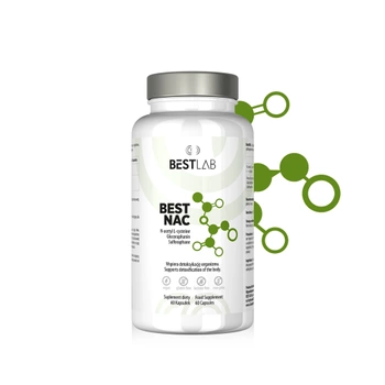 Best Lab NAC 450mg - 60vcaps Twoje wsparcie antyoksydacyjne