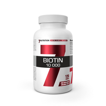 7Nutrition Biotin 10,000 - 120tab. Biotyna